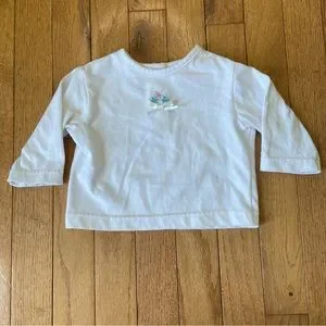 baby q | Shirts & Tops | Vintage Baby Q White Embroidered